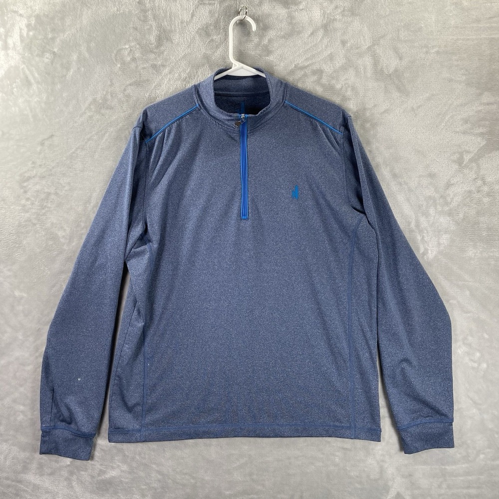 Johnnie-O Shirt men's Medium Prep-Formance 1/4 Zip Active Pullover Performance